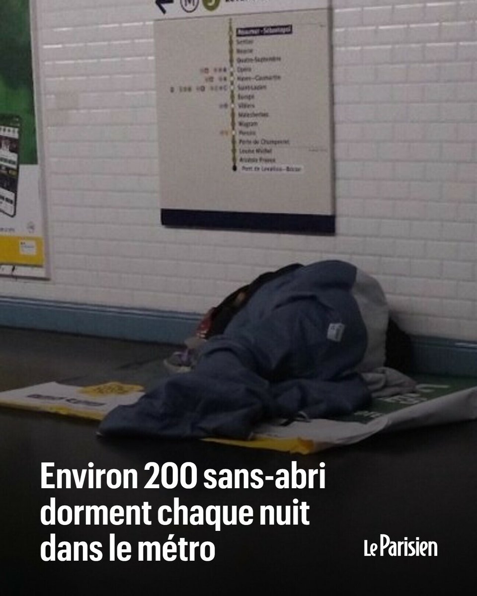 Le Recueil social de la RATP est un service de soutien et d’accompagnement des SDF qui se réfugient dans le métro. Il a été créé en 1994

Rencontre avec la responsable Johanne Rosier ➡️ l.leparisien.fr/xOQX