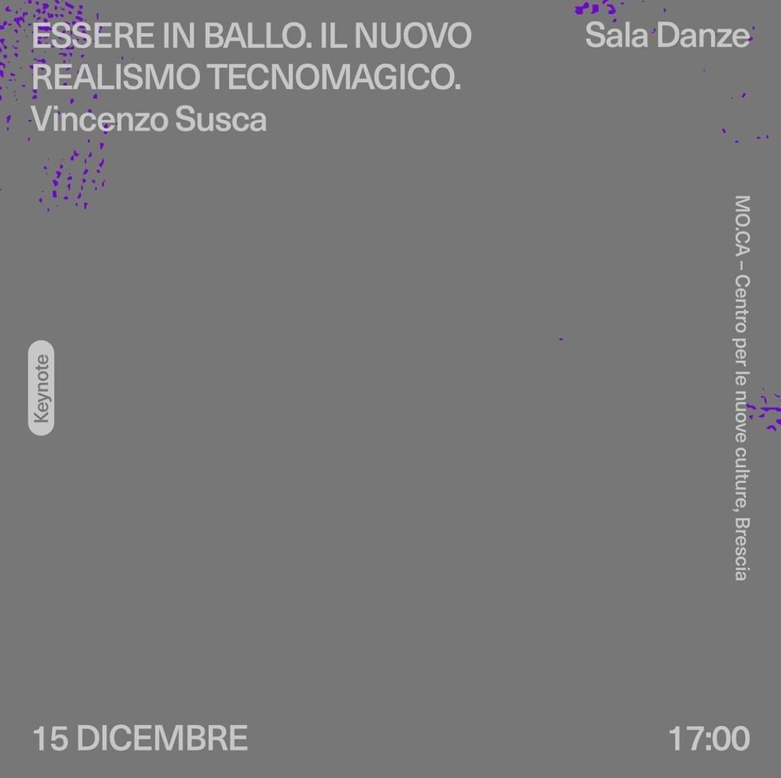 vincenzo_susca's tweet image. Conferenza di chiusura del Festival #CodiciMagici a Brescia. Tenterò di sviluppare un&apos;ipotesi sulla nostra condizione, segnata dall&apos;&quot;essere in ballo&quot; in tutti i sensi del sintagma. Sala Danze, viva le ridon-danze @MimesisEdizioni @or_bits_com