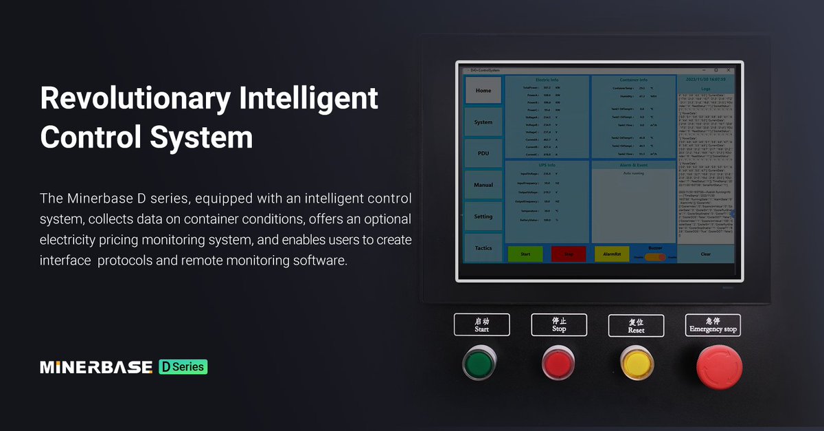 Minerbase D Series: A mining container with robust intelligence.🤖