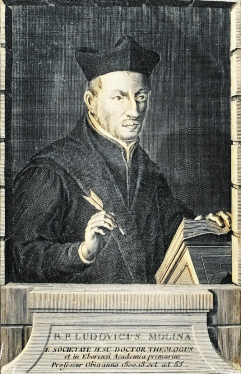 LB_Theology's tweet image. Arminius separates divine #foreknowledge from direct divine causation by introducing the concept of the scientia media according to which #God knows, even before the Creation, what a creature will do freely under certain conditions. - Sierhuis

#Molinism #Arminianism #Arminius