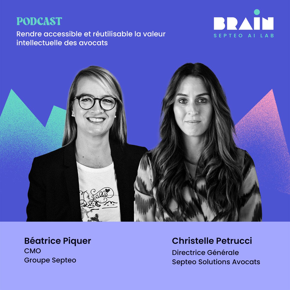 SEPTEO_GROUPE's tweet image. 🎧 #Podcast LAB IA #BRAIN - Rendre accessible et réutilisable la valeur intellectuelle des #avocats

Ecoutez le podcast :

🔹sur notre site web : septeo.com/podcasts
🔹sur YouTube :
youtube.com/watch?v=uqpZny…
🔹sur Soundcloud :
on.soundcloud.com/PjPD2