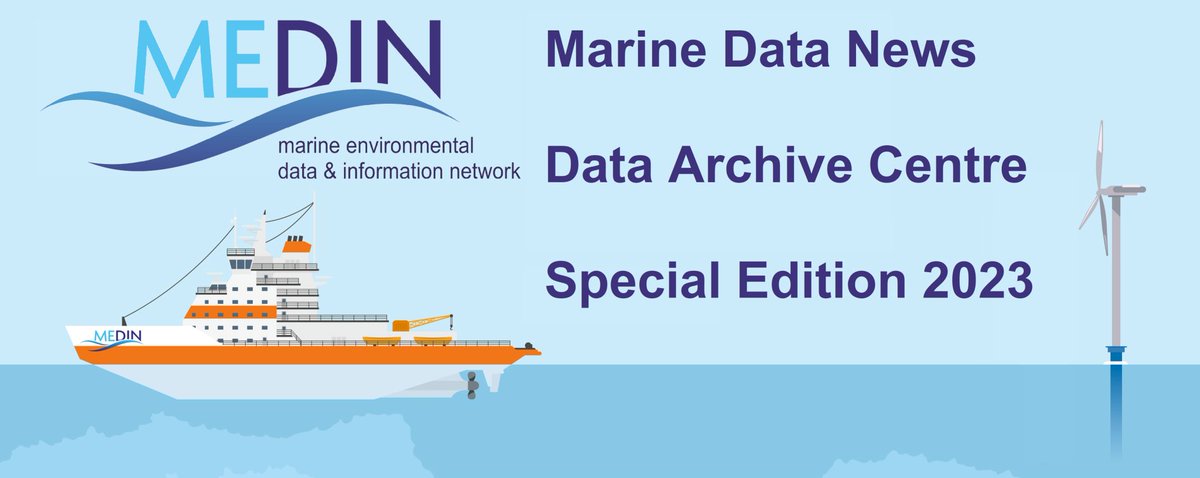Our first ever MEDIN Data Archive Centre (DAC) Special Edition of Marine Data News 2023 is now published! Read all about the recent highlights 👇 bit.ly/41su4bV @bodc @BGSMarineGeo @ScotGovMarine @DASSH @UKHO @metoffice @HistEnvScot @RCAHMWales @ADS_Update @CefasGovUK