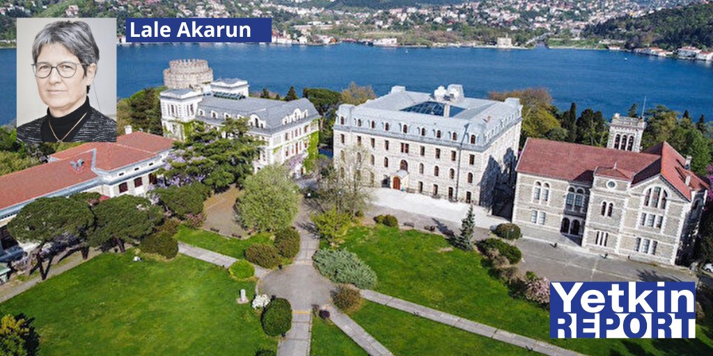 Boğaziçi Üniversitesi'nin yasını tutmak ▶️ 'Boğaza nazır konferans merkezimiz, üniversiteye Üsküdar Belediyesinden gelen ve daire başkanı yapılan bir memura makam odası oldu. Daire başkanının ilk icraatı, pırıl pırıl yepyeni konferans merkezinin tuvaletlerini yıktırıp alaturkaya…