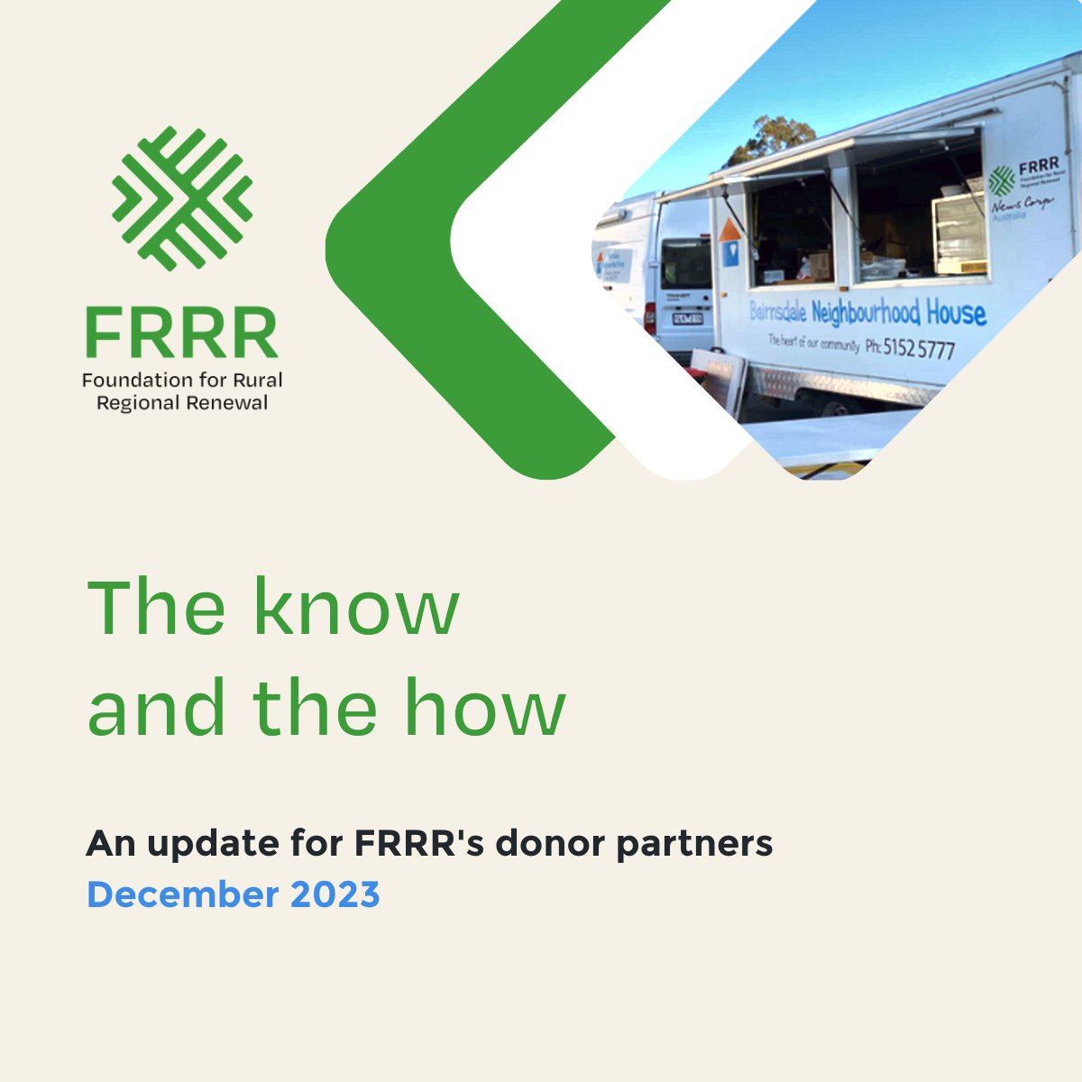 Earlier today, we shared an update for our partners and supporters, highlighting the impact of their generosity, as well as passing on some common themes and issues we've heard about in the last few months. Read it here: ow.ly/3ZL050QiB4a #RuralAus #Philanthropy #Giving