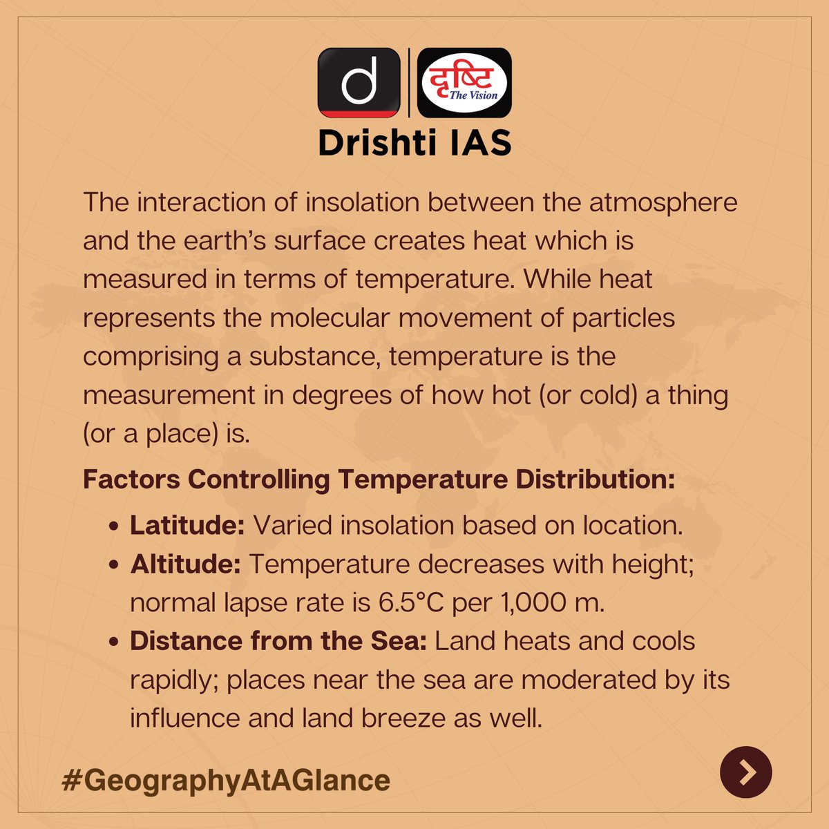 drishtiiaseng's tweet photo. #GeographyAtAGlance is all about exploring the earth and the human societies spread across it. Learn to look beyond horizons with this engaging subject!
#DrishtiGuideToGS #Geography #Environment #UPSC #Learning #PracticeMakesPerfect #Education #DrishtiIAS #DrishtiIASEnglish https://t.co/t1QON95H76