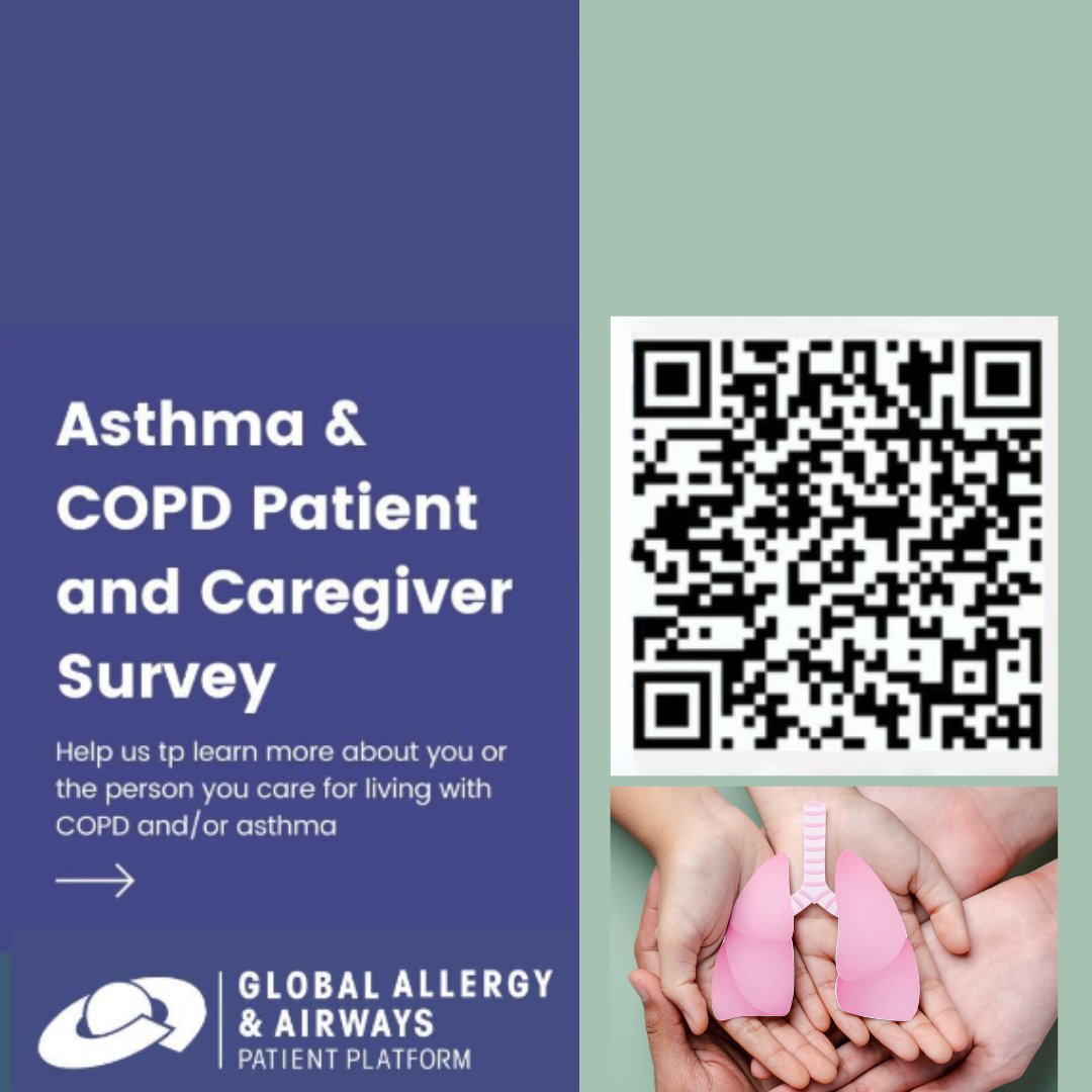 📣 Calling all asthma and COPD warriors! GSL and GAAPP is on a mission to support YOU. Join us in building better communication with healthcare providers. Take the anonymous survey now. Participate in Research! #AsthmaFighters 

Survey Link: ow.ly/Irza50Q9JAU <a href="/gsk/">GSK</a>