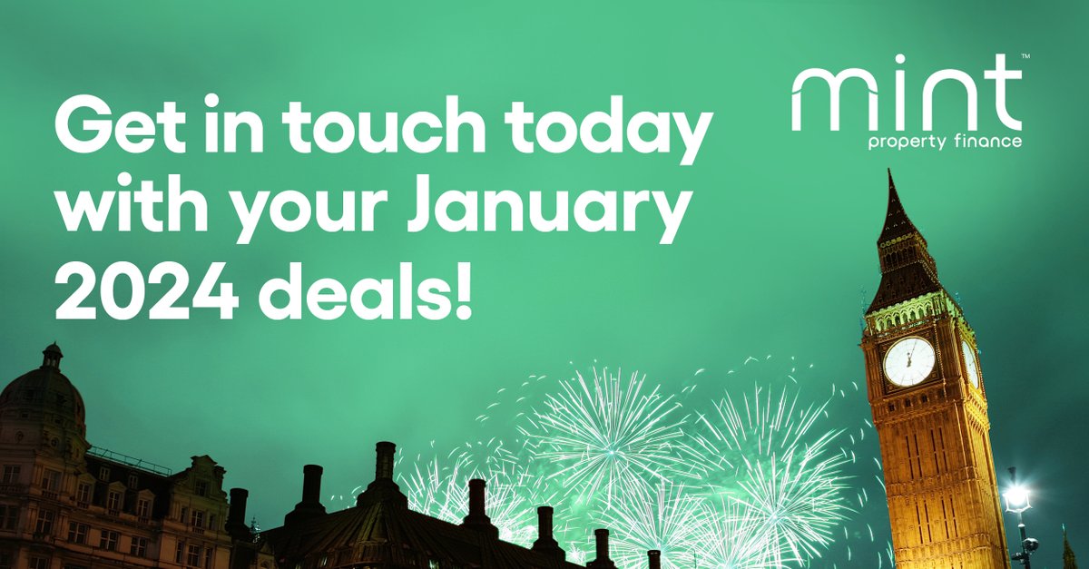 Mint are now taking enquiries for all your January 2024 deals! Get in touch today to make a head start on your project ahead of the festive break.

ow.ly/yQVY50Hbqma

#propertyfinance #bridging #development #alternativefinance #enquire #NewYear #2024 #Christmas