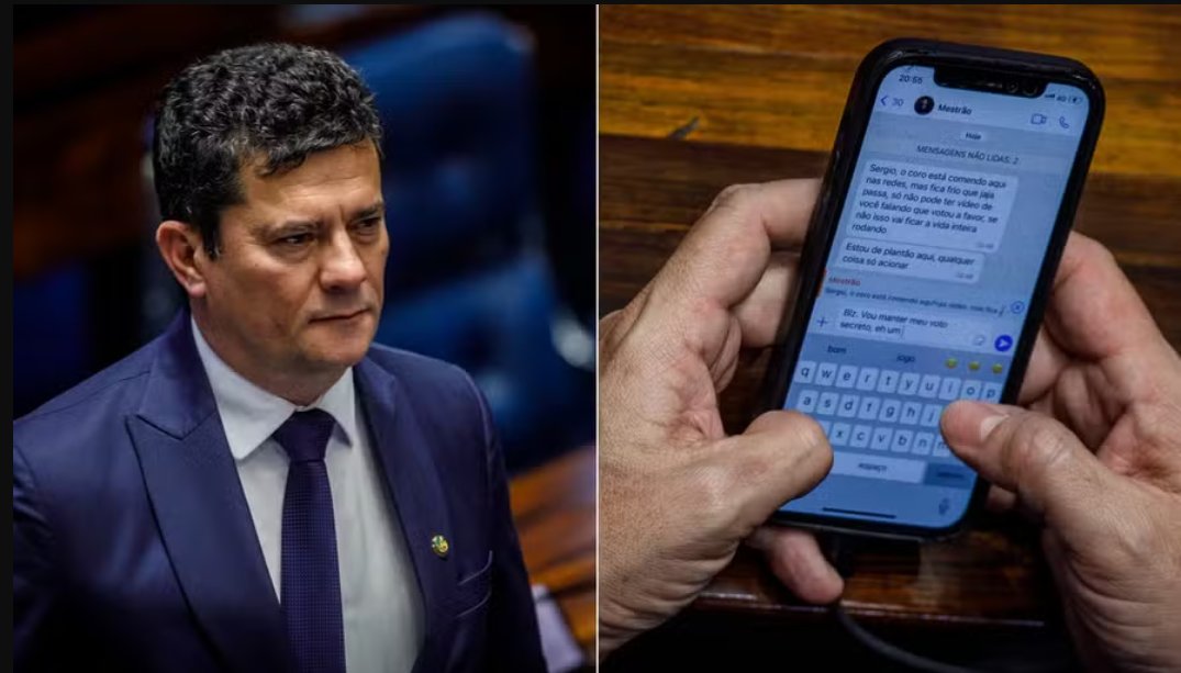 sensacionalista's tweet photo. País se choca com mensagens trocadas por Moro em sabatina de Dino: ele sabe escrever https://t.co/A1ngMaLyzA