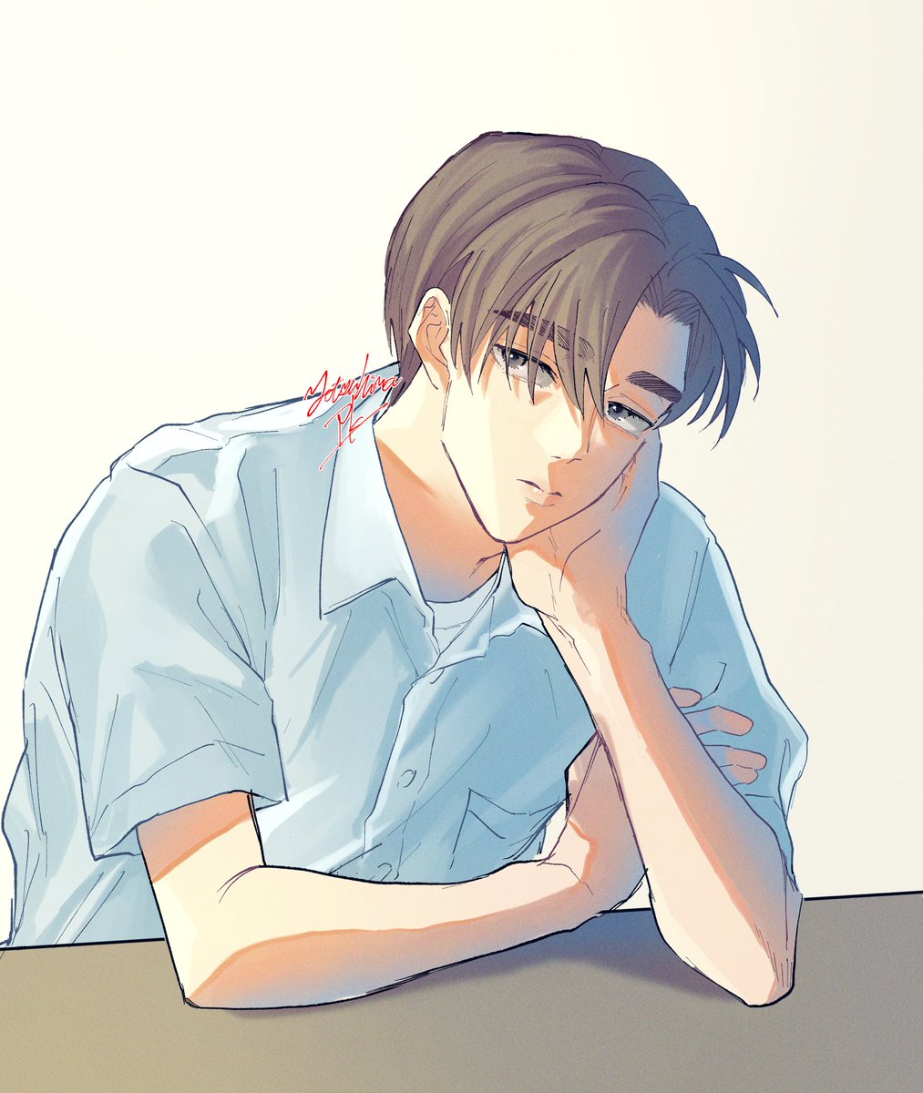 「薫さんのこの藤原が大好きすぎて描いてしまいました……問題があれば消します……」|四片パクのイラスト