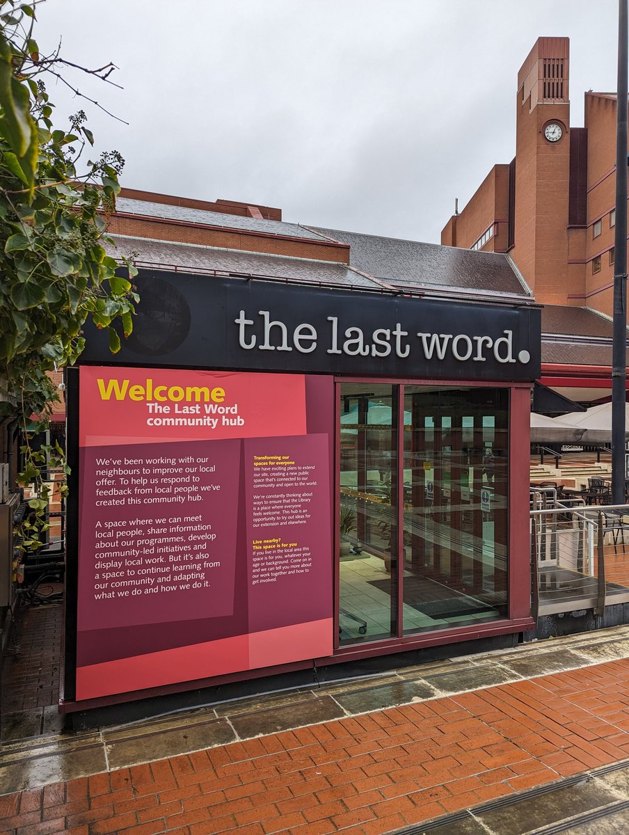 NickPoole1's tweet image. Loving &quot;The Last Word&quot;, the new community engagement hub @britishlibrary @BL_Local - great platform to get local people more involved in the national #library at the heart of their community