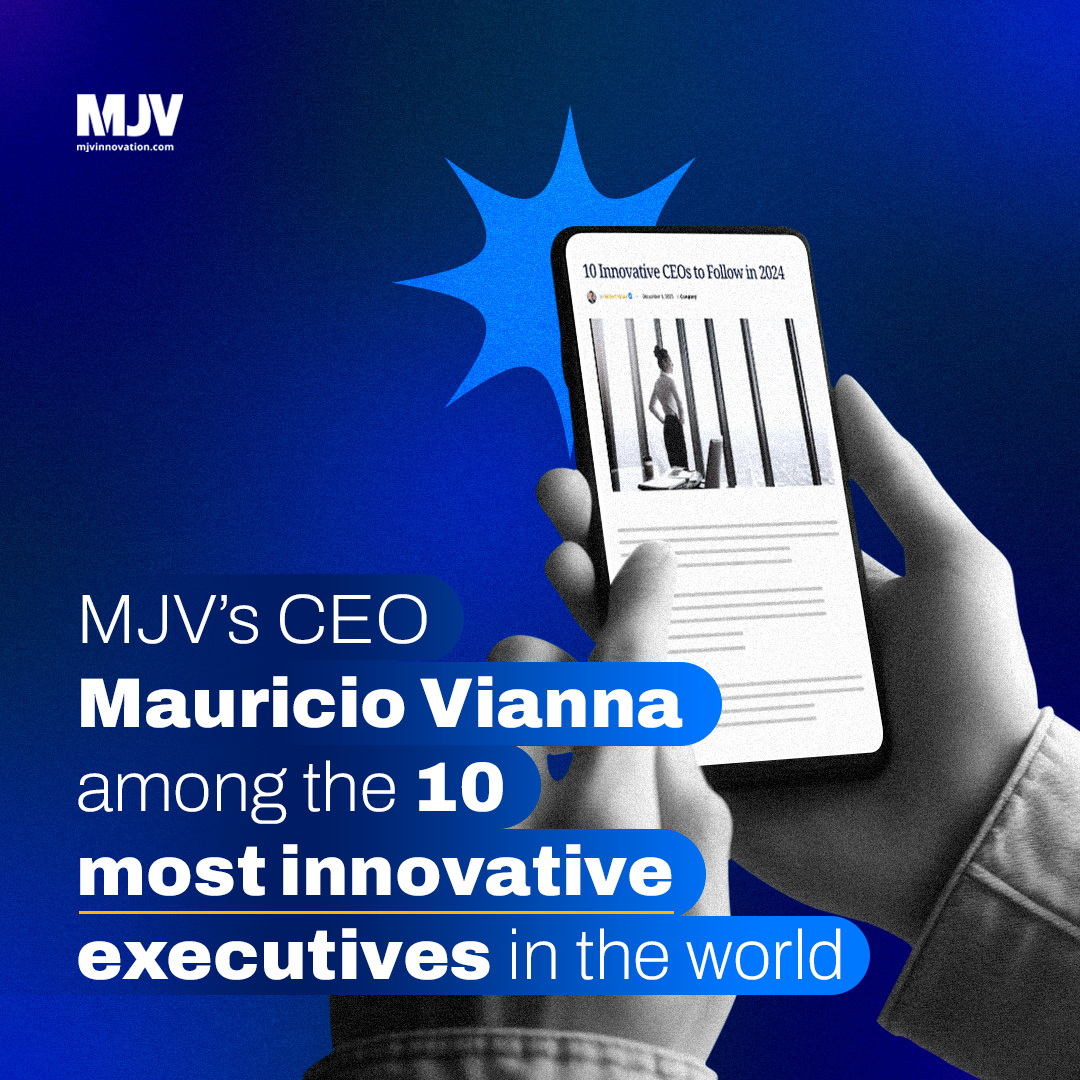 The magazine <a href="/CEO/">Branden Hampton</a> Weekly selected MJV’s CEO Mauricio Vianna as one of the top 10 most innovative CEOs to follow online.

Check out the list at the link below.
ceoweekly.com/10-innovative-…

#innovation #leadership #mjv #ceos #industry #market