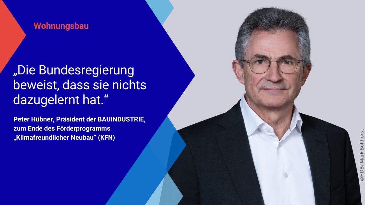 dtbauindustrie's tweet photo. Förderdesaster setzt sich fort. Bundesregierung kassiert weitgehend alle Impulse für bezahlbaren #Wohnungsbau 🏗️ Der Fehler des dramatischen Förderstopps des letzten Jahres wiederholt sich.

https://t.co/7t3PuIBPAG https://t.co/hMMnR3SbmR