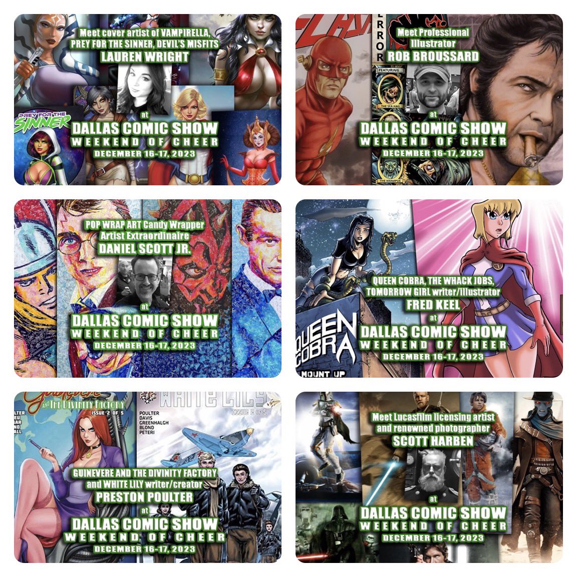 DALLAS COMIC SHOW tweet media