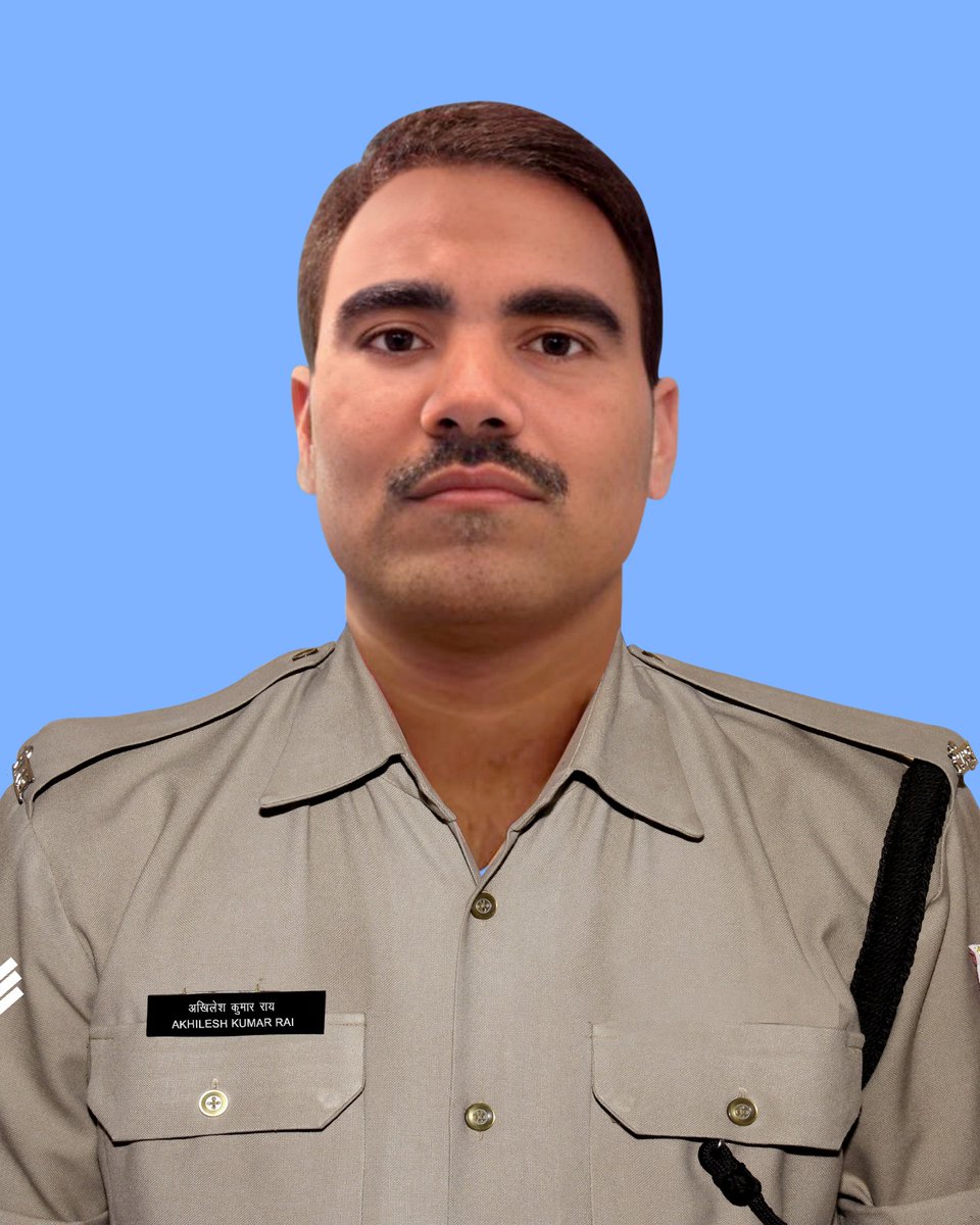 BSF_India's tweet photo. Director General & all Ranks of Border Security Force salute the supreme sacrifice of HC/GD Akhilesh Kumar Rai of 47 Bn who succumbed to injuries during an IED blast triggered by Naxalites in Chhattisgarh’s Kanker district.
Prahari Parivar stands by his family in this trying time.

#जीवन_पर्यन्त_कर्त्तव्य