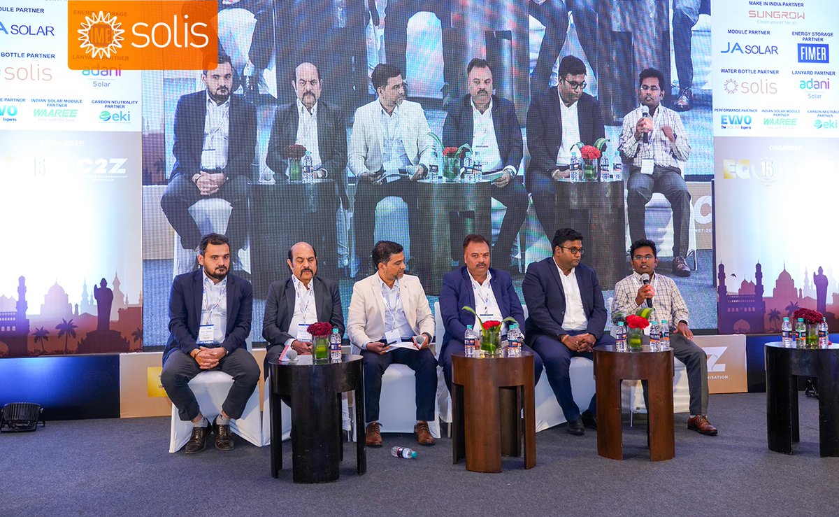 Solis_Inverters's tweet photo. #SolisConferenceRecap 🏆 Our journey at HYDERABAD SuryaCon Conference was electric! During the event, Solis was proudly named '𝐁𝐞𝐬𝐭 𝐒𝐨𝐥𝐚𝐫 𝐈𝐧𝐯𝐞𝐫𝐭𝐞𝐫 𝐂𝐨𝐦𝐩𝐚𝐧𝐲 𝐭𝐨 𝐰𝐨𝐫𝐤 𝐟𝐨𝐫,' reflecting our commitment to a supportive workplace. Huge thanks to everyone igniting the green energy revolution! Let's keep shining! ✨

Solis: The World's 3rd Largest PV Inverter Manufacturer 🌞

#SolisInverter #solarenergy #cleanenergy #event #India