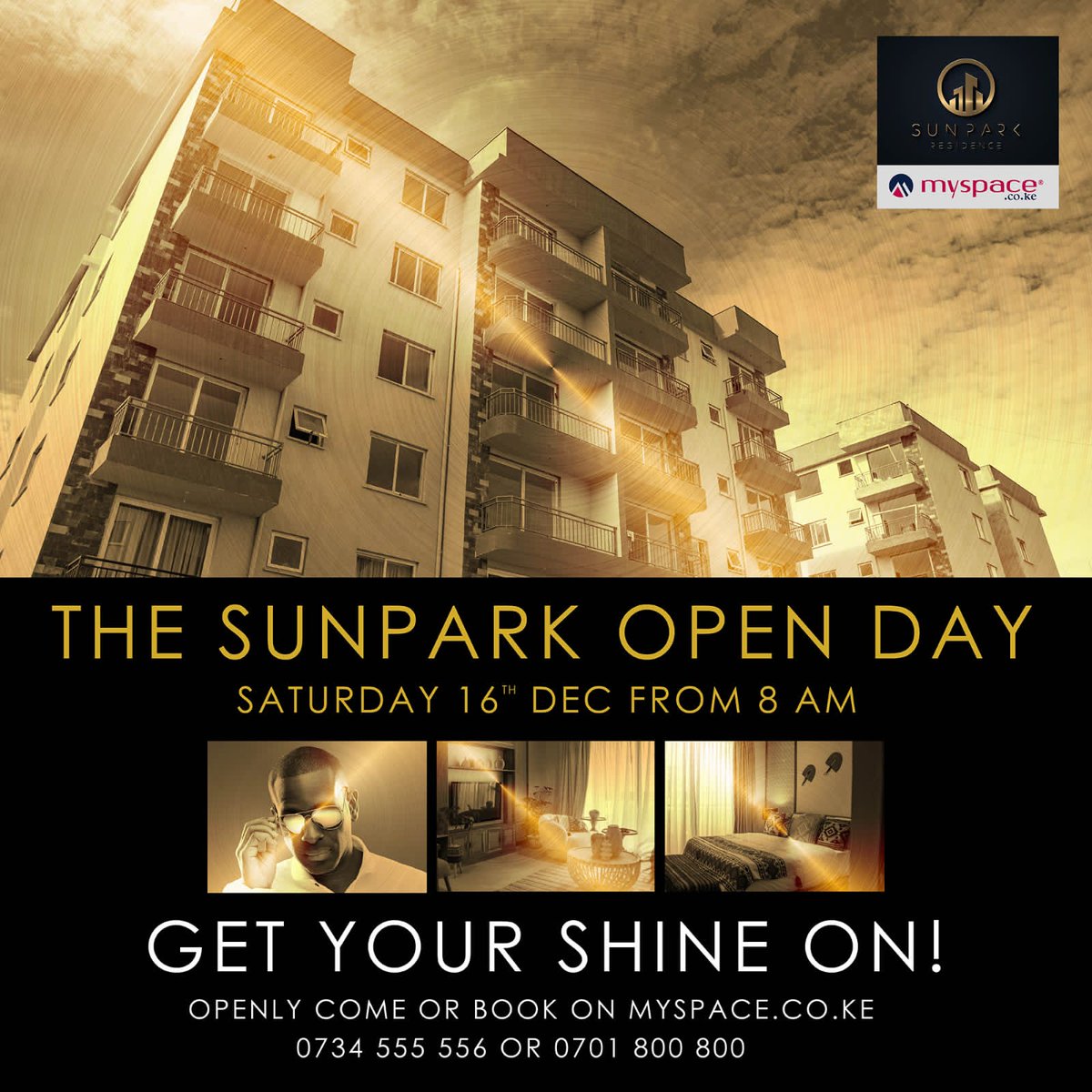 Amvall254's tweet photo. My Gs, @Ilegvm @PiocheBriio tukutane pale Sunpark Open Day tujichanue! Come na rende tucheki rada ya hizo homes ndio tushine pamoja.   Date ni this Saturday, December 16th, kutoka 8AM hadi 6PM. #SunParkOpenDay @Myspace_Kenya https://t.co/887aB5o9ED