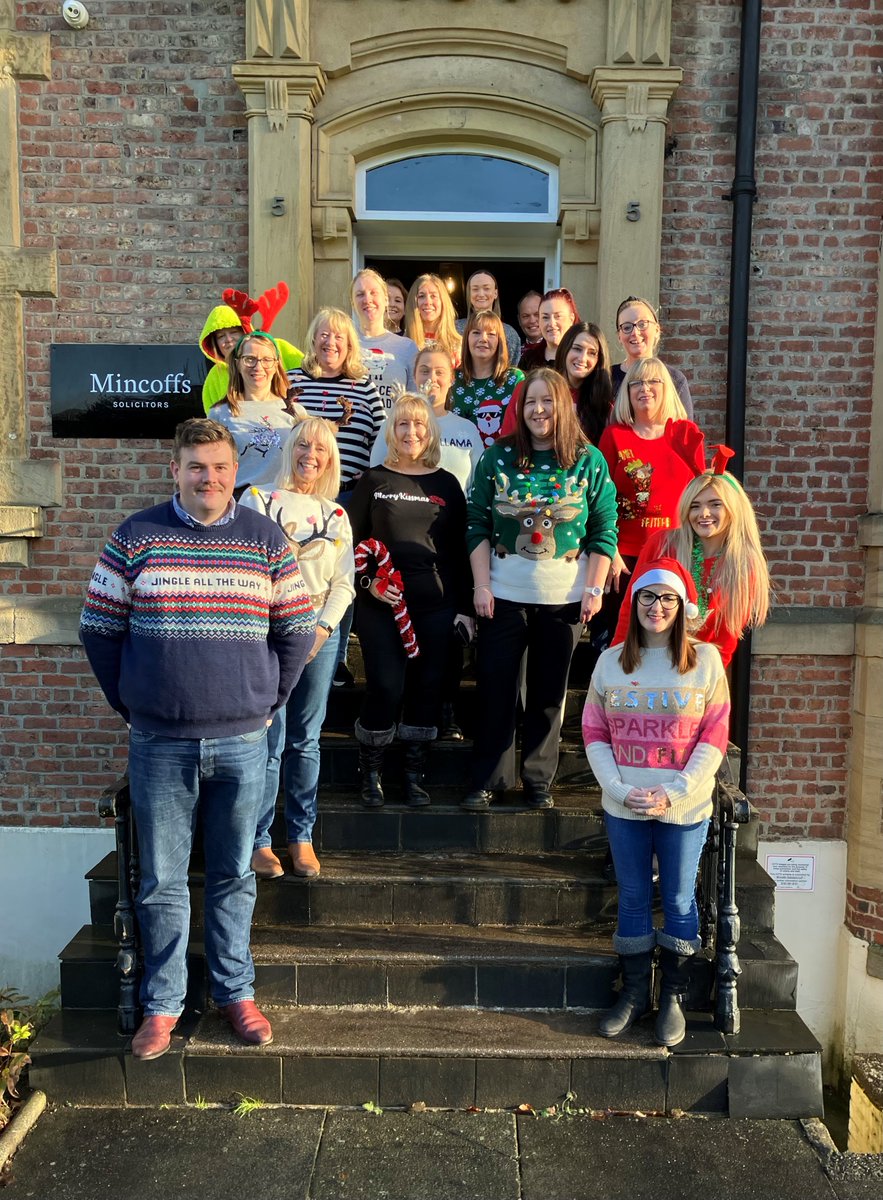 Mincoffs Solicitors (@mincoffs) on Twitter photo We’re getting into the festive spirit and showing off our best Christmas jumpers here at Mincoffs! 🎄
Today we are taking part in <a href="/Sunshine_Fund/">Sunshine Fund</a>'s Christmas jumper day, with all donations going to the charity. We’re getting into the festive spirit and showing off our best Christmas jumpers here at Mincoffs! 🎄
Today we are taking part in <a href="/Sunshine_Fund/">Sunshine Fund</a>'s Christmas jumper day, with all donations going to the charity.
