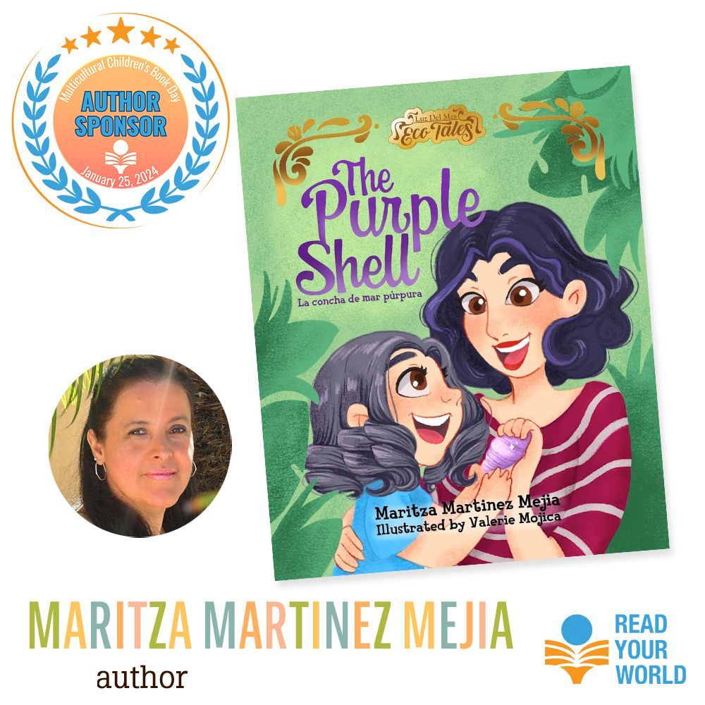 MCChildsBookDay's tweet photo. Welcome to 2024 Author sponsor @luzdelmes! The Purple Shell invites us to become ecologically aware to protect the beaches. This bilingual book contains a true story, coloring pages, facts, & questions for reflection.
https://t.co/LkRO459aoZ
#ReadYourWorld #ad #kidlit #luzdelmes https://t.co/MtxcNbUlpX