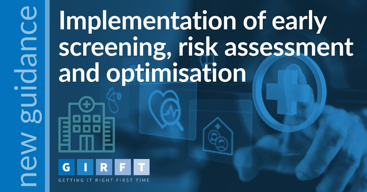 Have you seen the latest @NHSGIRFT guidance on the implementation of early screening? It's now mandatory by April 2024.⏰ Meet GIRFT guidelines with our quick-to-implement pre-operative assessment platform, Pathpoint ePOA.👇 openmedical.co.uk/pathpoint-epoa
