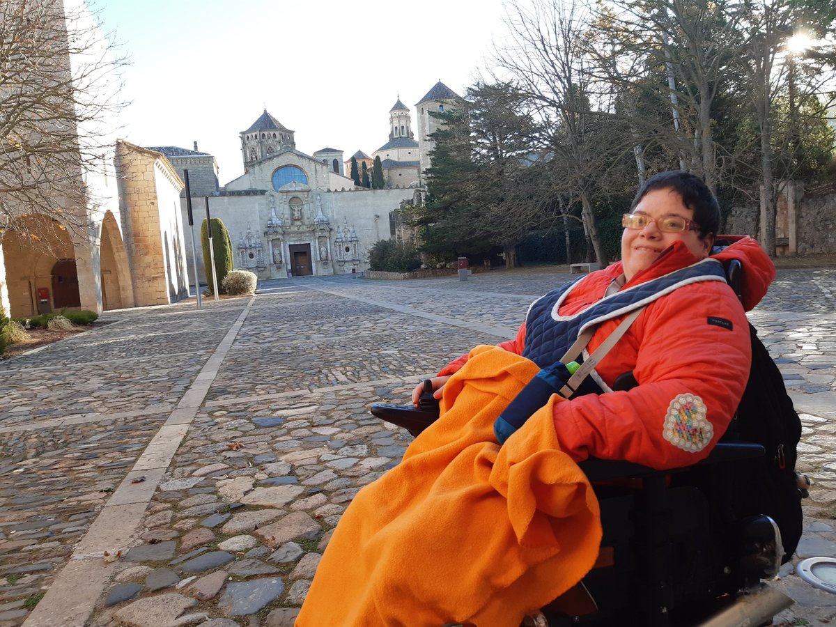 FundalisTGN's tweet photo. Felicitat és... aprofitar oportunitats de fer activitats noves i d'utilitat per al colectiu. Avui la Neus de la #FundacioGinac ha anat al #MonestirdePoblet a fer una activitat molt xula de #turismesostenible #turismeinclusiu #turismeperatothom.
Ja us explicarem!!! https://t.co/8slc1sIj8G