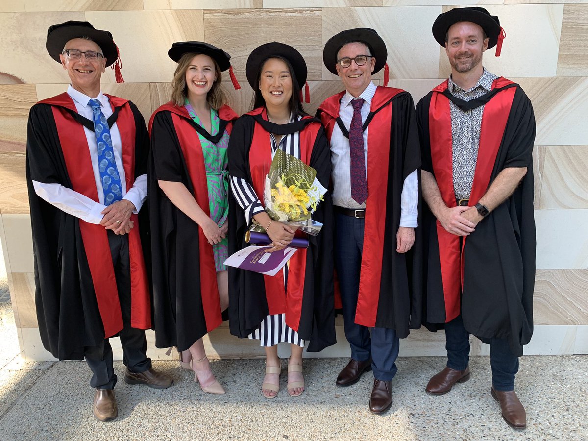 Lee Hickey (@drhikov) on Twitter photo So proud of our amazing graduates!
I think we set a new record with 5 PhD graduates and 1 Masters associated with the <a href="/HickeyLab/">Hickey Lab</a>! Congrats to <a href="/YasmineCan/">Yasmine Lam</a>, <a href="/Dipika_UQ/">Dipika Roy</a>, <a href="/AsadAmeenpak/">Asad Amin</a>, <a href="/yadavseema43/">Seema Yadav</a>, Amy Mackenzie and Maggie Zhang So proud of our amazing graduates!
I think we set a new record with 5 PhD graduates and 1 Masters associated with the <a href="/HickeyLab/">Hickey Lab</a>! Congrats to <a href="/YasmineCan/">Yasmine Lam</a>, <a href="/Dipika_UQ/">Dipika Roy</a>, <a href="/AsadAmeenpak/">Asad Amin</a>, <a href="/yadavseema43/">Seema Yadav</a>, Amy Mackenzie and Maggie Zhang