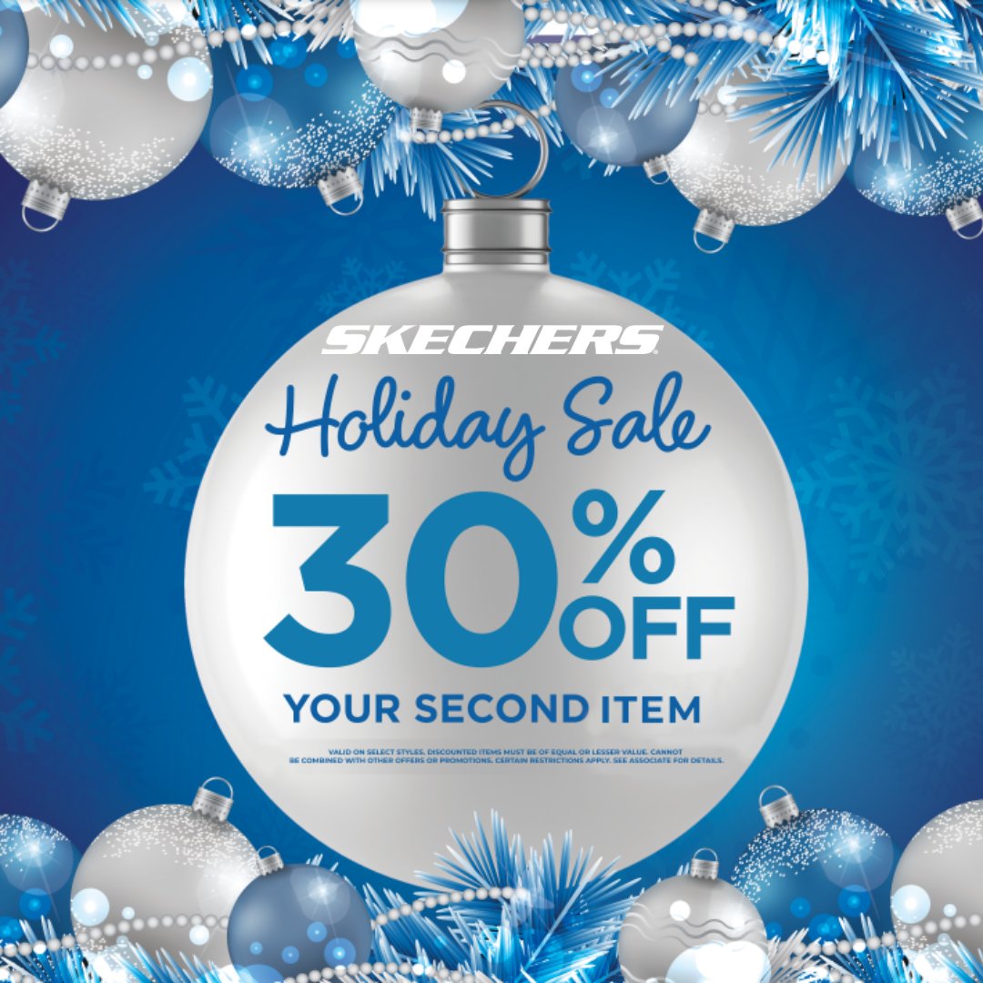 Don't miss out on the SKECHERS Holiday Sale! 🌟 Get 30% OFF your second item in-store NOW! Whether it's for gifting or a treat for yourself, SKECHERS have got you covered. 👟 #operalane