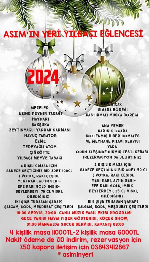 Gelen yeni yılın gideni aratmaması dileğiyle Mutlu yıllar dileriz..!