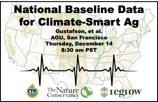 FoodSystem_CAMO's tweet image. If attending #AGU2023 and interested in new national #BaselineData on the adoption of #ClimateSmartAg practices like #CoverCrops and #NoTill, come see my talk (Dec 14 at 8:30 in 2008 - West) on #OptisData. Co-authors from @RegrowAg @CTIC_Tweet @NatureAg