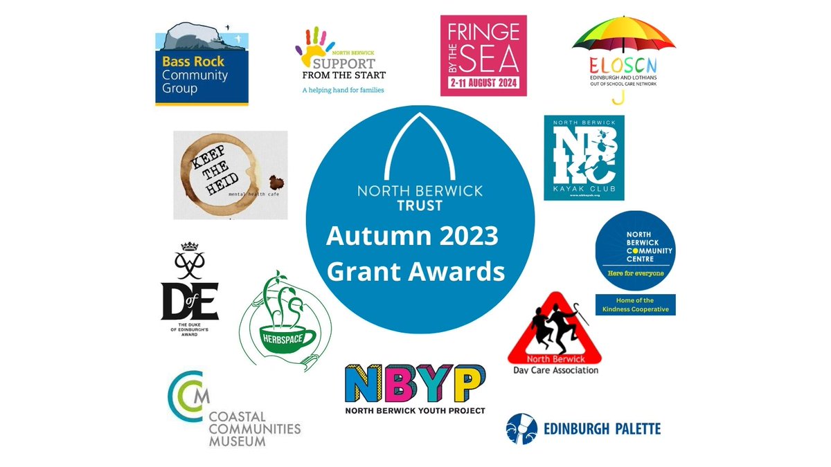 NBTrust's tweet photo. @NBTrust awards £167,188 to 15 North Berwick projects in its latest grants round. Next open for grant funding up to £32,000 on 27/03/24. https://t.co/KSlX7pV8xN https://t.co/6DJzeu32c0