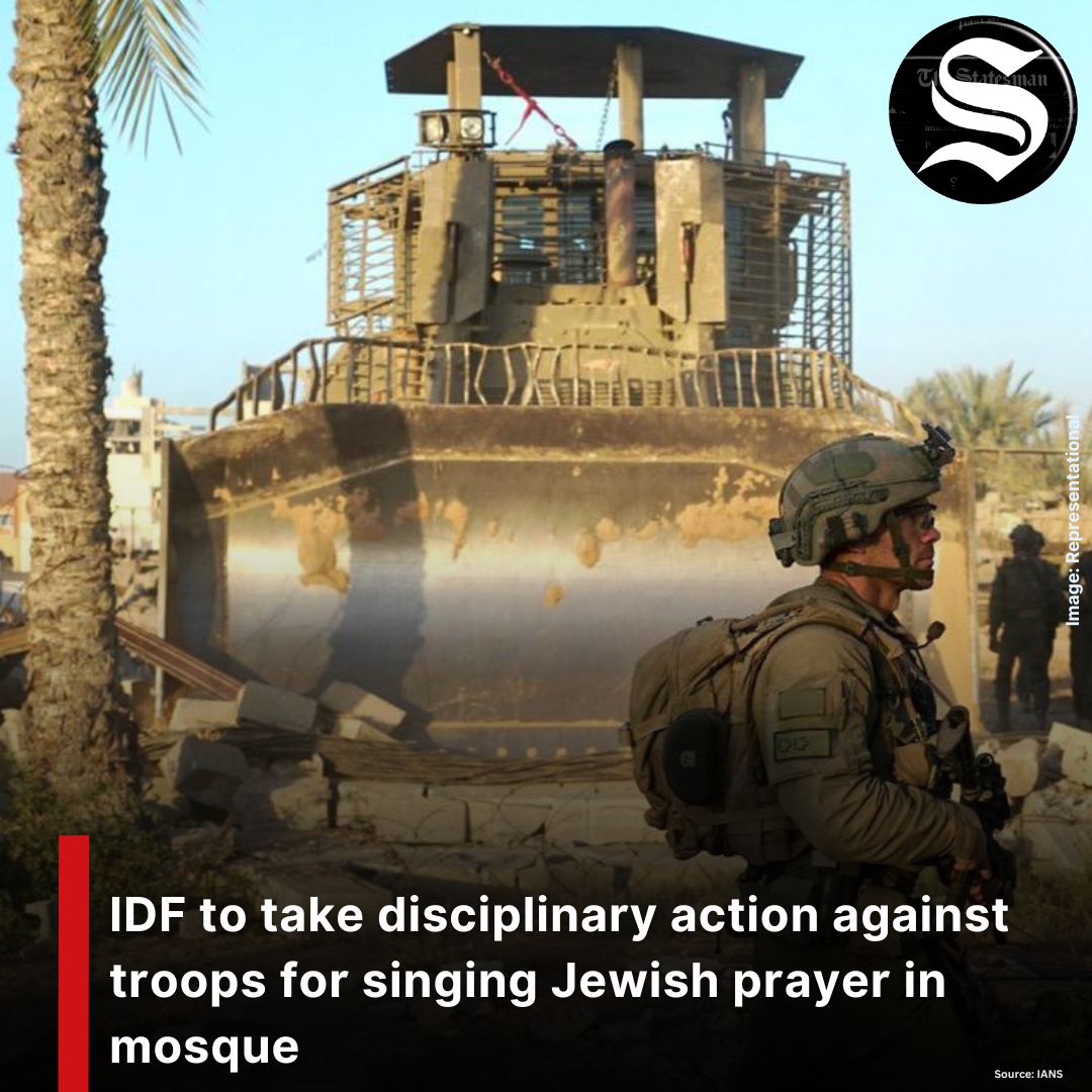 TheStatesmanLtd's tweet image. The #IsraelDefenseForces (IDF) on Thursday said that it will take disciplinary action against its troops who have sung Hanukkah songs and Jewish prayer inside a mosque in Jenin, West Bank.

Notably, a video footage of #IDF soldiers singing Hanukkah songs and Jewish prayer inside…