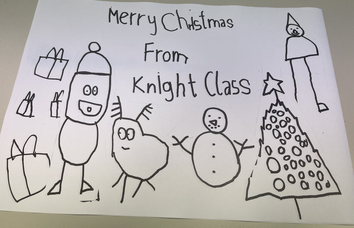 Today we’ve been making cards for people who help us. #MerryChristmas2023