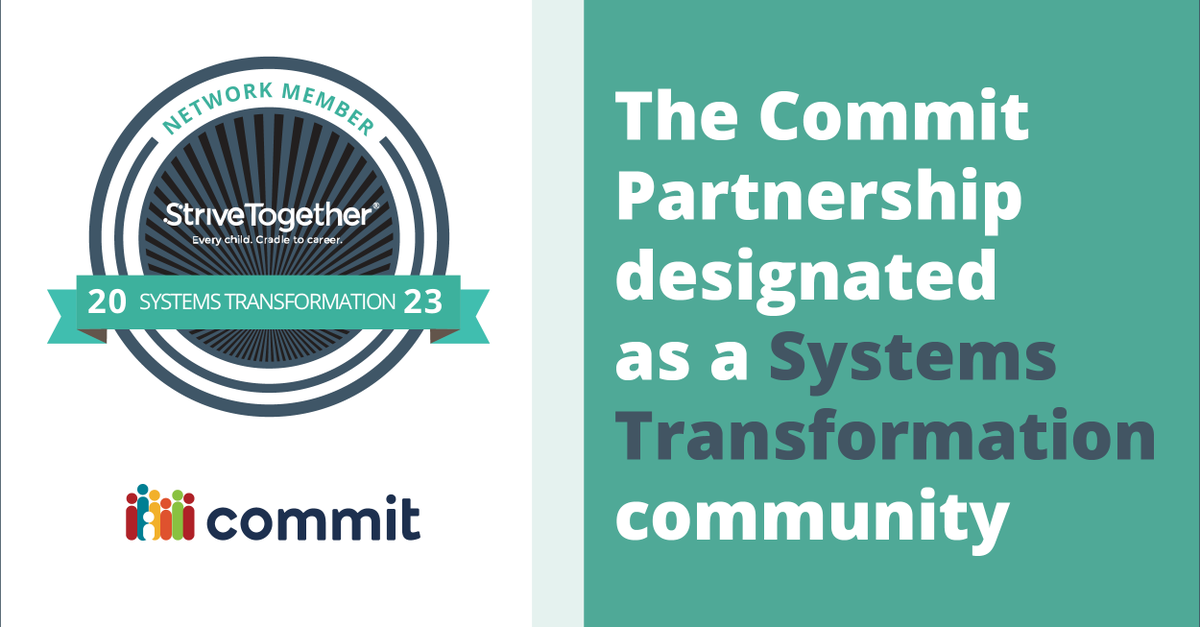 StriveTogether's tweet photo. We're excited to share that @Commit2Dallas has earned our #SystemsTransformation designation! Through collaboration, data-driven decision-making and policy advocacy, they're laying the groundwork for a more equitable future for Dallas County, Texas: https://t.co/xcBiI7guLV https://t.co/XIyudiC6jL