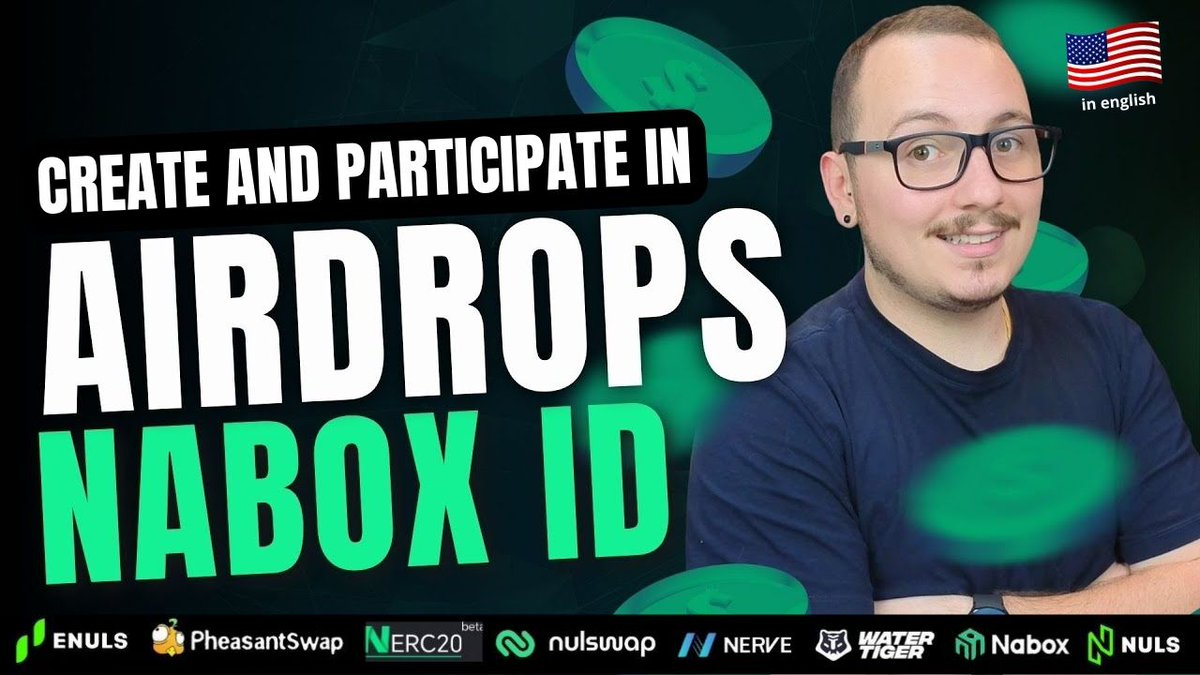 Create and participate in airdrops with this new feature of #nabox ID 🌐 watch the video below on YouTube link: youtube.com/watch?v=KsnFHF… #nuls #defi #crypto #blockchain #crosschain @binance #nft #Web3 #enuls #nerve #nulswap #nulswap #DeFi #nerc20 @naboxwallet #enuls