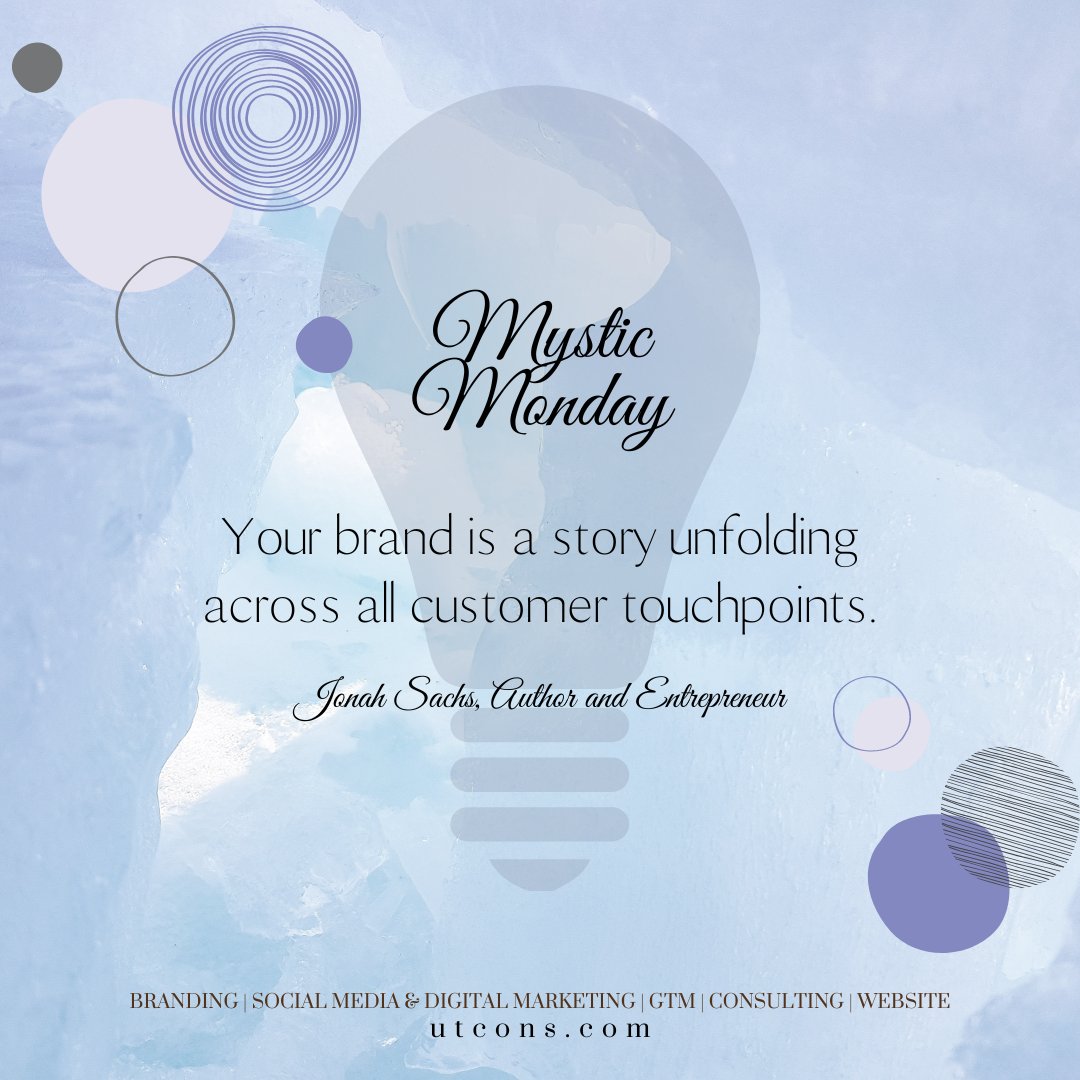 ReachUTCONS's tweet photo. Crafting an unforgettable narrative that resonates at every touchpoint
Let us drive your Social Media aspirations, connect today:
https://t.co/daCrfsozID | arnav.datta@utcons.com | 8830821926
#management #consulting #enterpreneurship #UTCONS #BrandJourney #JonahSachsWisdom https://t.co/wnehEkdEPO