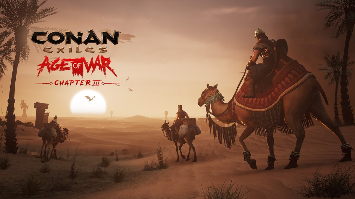 Greetings Exiles,

Age of War: Chapter 3 is starting to roll out on all platforms!

Including:
🏰 The Siege of al-Merayah 
🍺 Opening your own tavern
✨ New Battle Pass

Patch notes:
💻 bit.ly/PCAoWC3
🔵 bit.ly/PS4AoWC3
🟢 bit.ly/XBAoWC3