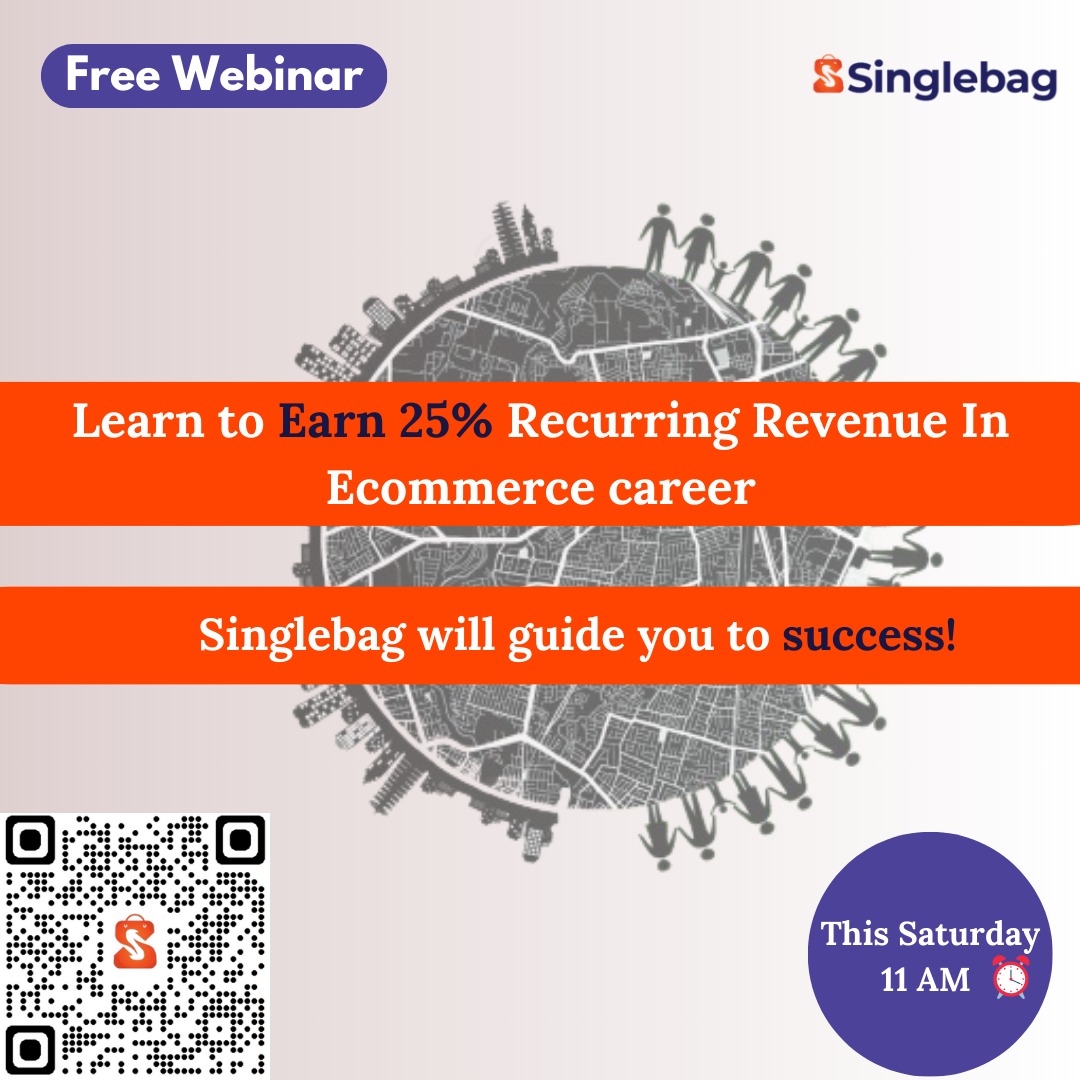 Single_bag's tweet photo. Dear Participants

📢📢We are Conducting a live webinar 
Comment "𝗜𝗻𝘁𝗲𝗿𝗲𝘀𝘁𝗲𝗱" to have access to Free Course

𝐑𝐞𝐠𝐢𝐬𝐭𝐞𝐫 𝐮𝐬𝐢𝐧𝐠 𝐛𝐞𝐥𝐨𝐰 link👇
https://t.co/teLVpz8UlP

#singlebag #freewebinar #ecommerce #ecommercestore #onlinebusiness https://t.co/VQuiwTYo5l