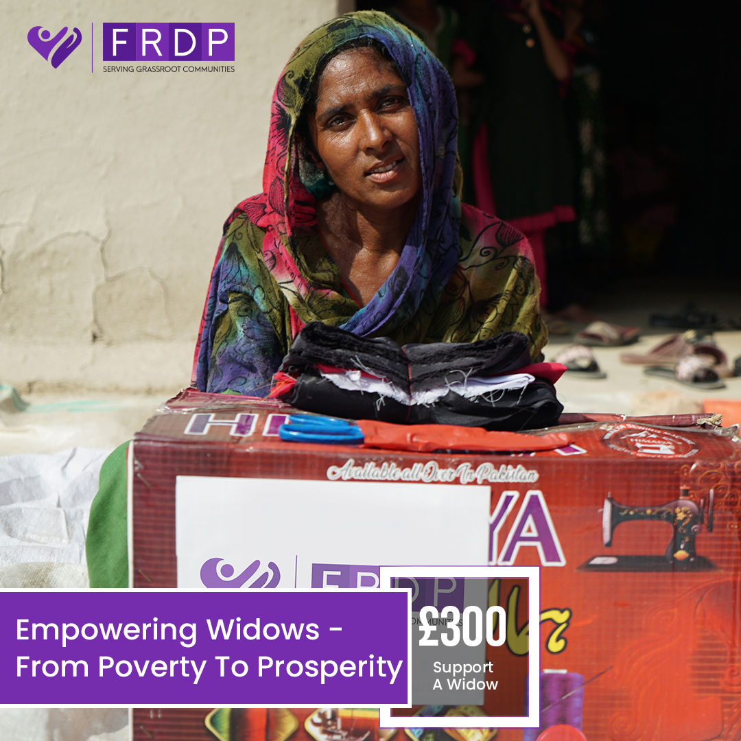 FRDPINTERNATION's tweet image. The journey from poverty to prosperity may be long, but it starts with a helping hand.

At #FRDP, we're committed to empowering widows, offering them the tools to become self-sufficient and resilient.

Support our mission at - frdpinternational.org/ourwork/liveli…