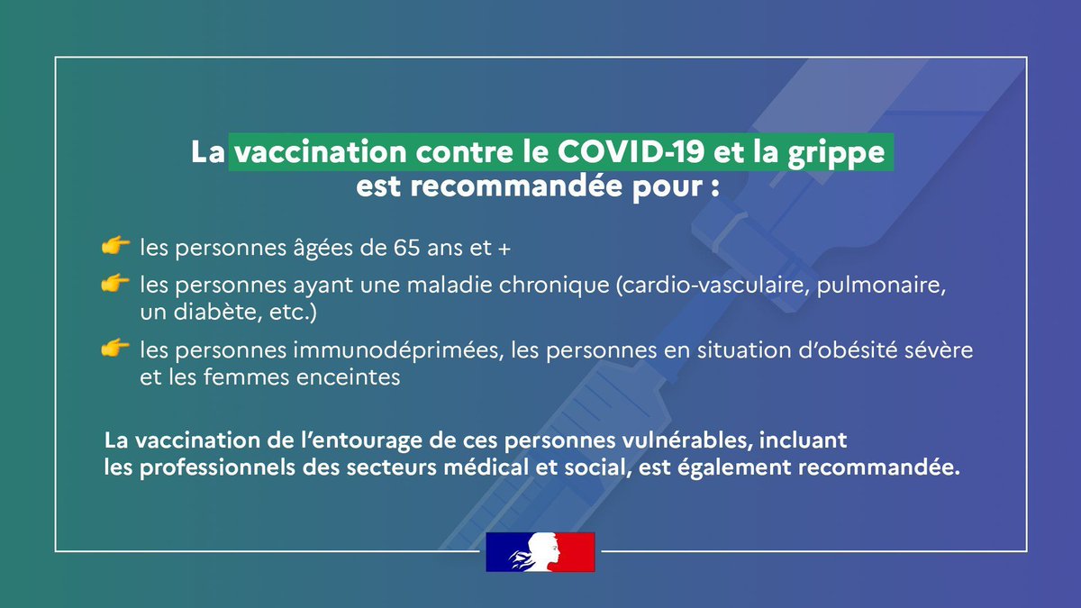 Chaque année, la grippe saisonnière fait des milliers de victimes en France, principalement parmi les personnes de plus de 65 ans.
 
Quelles sont les démarches pour se faire vacciner ? On fait le point avec vous dans notre article ci-dessous. 👇
buff.ly/3No0fn2