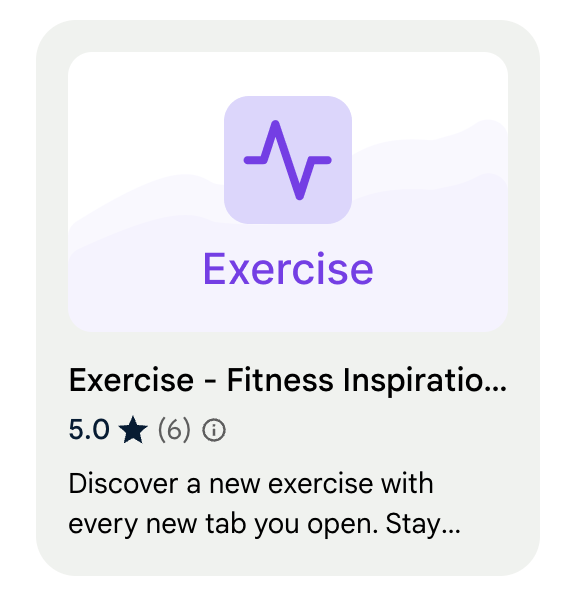 exercises_app's tweet photo. New Chrome Web Store card ... incoming!

https://t.co/LzUseKb3uf https://t.co/TegBqoWzVH