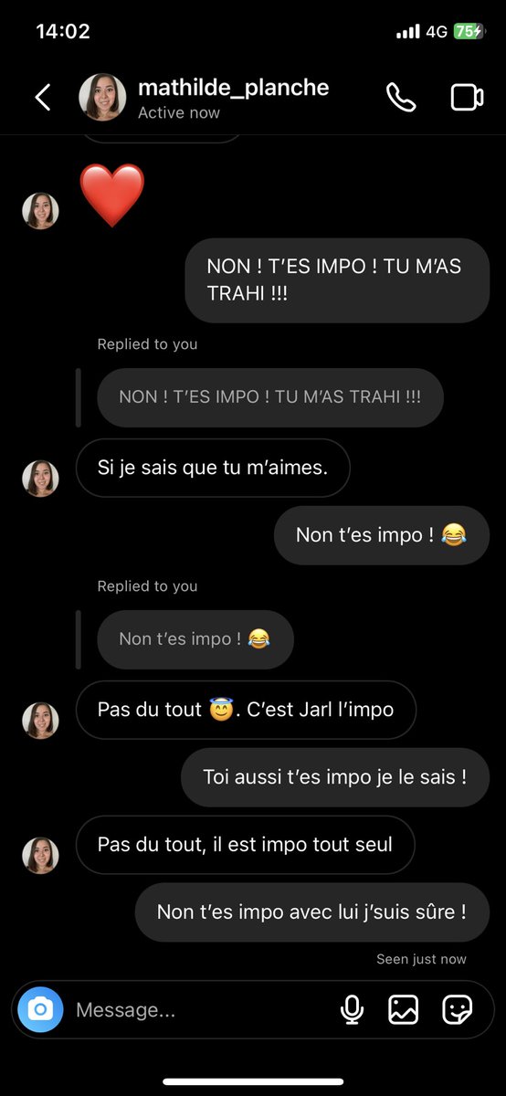 stitch1607's tweet photo. @JarlTwitch Non mais on a des discussions normales avec Mathou 😂 https://t.co/hIfqwmahbp