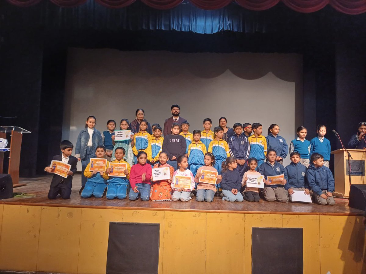 pushpaahl's tweet photo. “National Energy Conservation Day is a reminder that every day counts when it comes to protecting our planet." 
With this thought, students of 3F presented a special assembly to understand the significance of the need to conserve energy. @ashokkp @y_sanjay @pntduggal @Kavita_hm https://t.co/E6UoY9PqAR