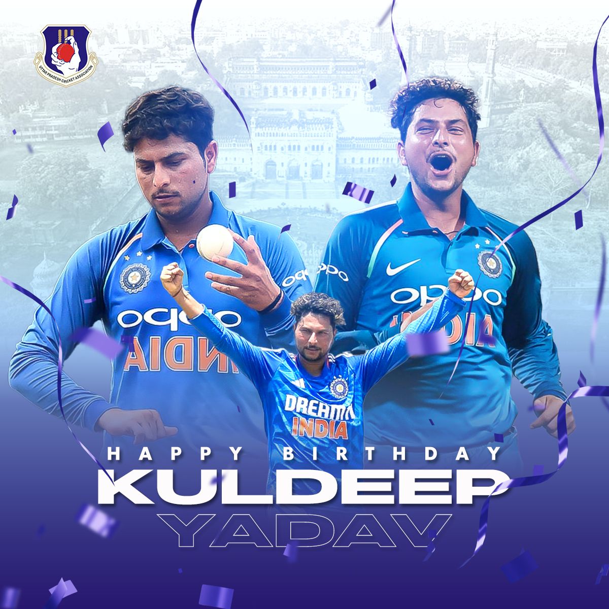 UPCACricket's tweet photo. ππ₯ Happy Birthday, @imkuldeep18! The spin wizard became the first bowler from India to achieve two hat-tricks in men's international cricket!
π#TeamUPCA wishes for more deceptive deliveries and wickets in the future.
#UPCA https://t.co/ATmRcFPMWm