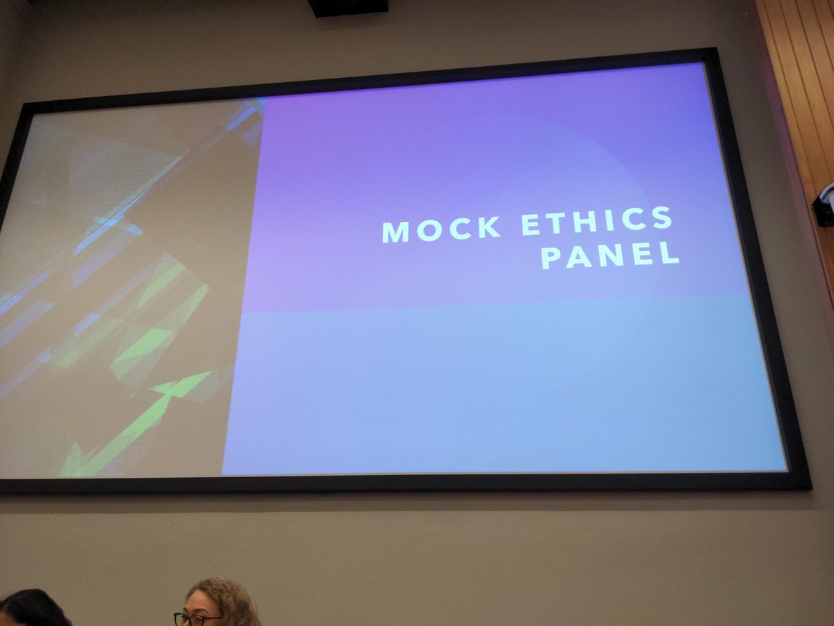 Our first mock ethics panel to inform researchers what happens during their ethics review. Real applications, real issues and experienced panel members. Thanks to the doners!