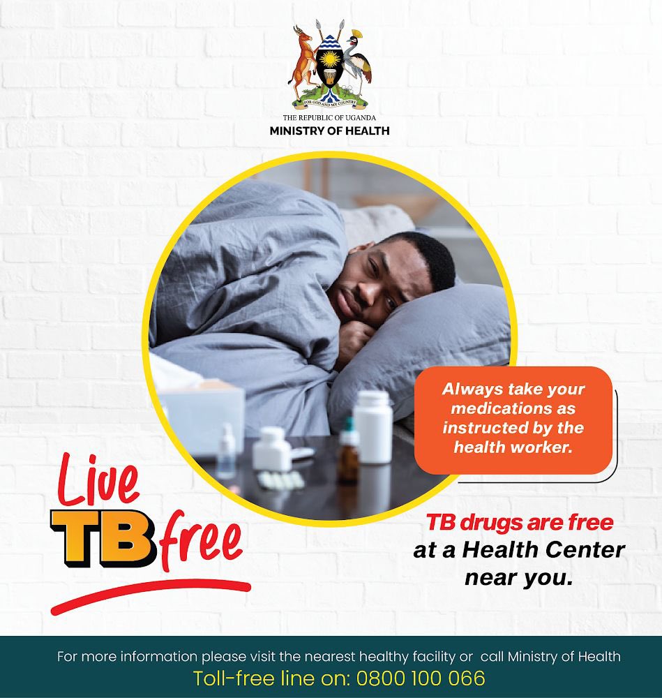 stephenkmuneza's tweet photo. Public health facilities offer TB drugs free of charge. It's important to remember that seeking medical attention promptly is crucial for treatment and prevention. Don't hesitate to reach out to healthcare professionals for further info &amp; assistance.

#EndTBUg #LiveTBFreeUG https://t.co/t7RHLJfNeY