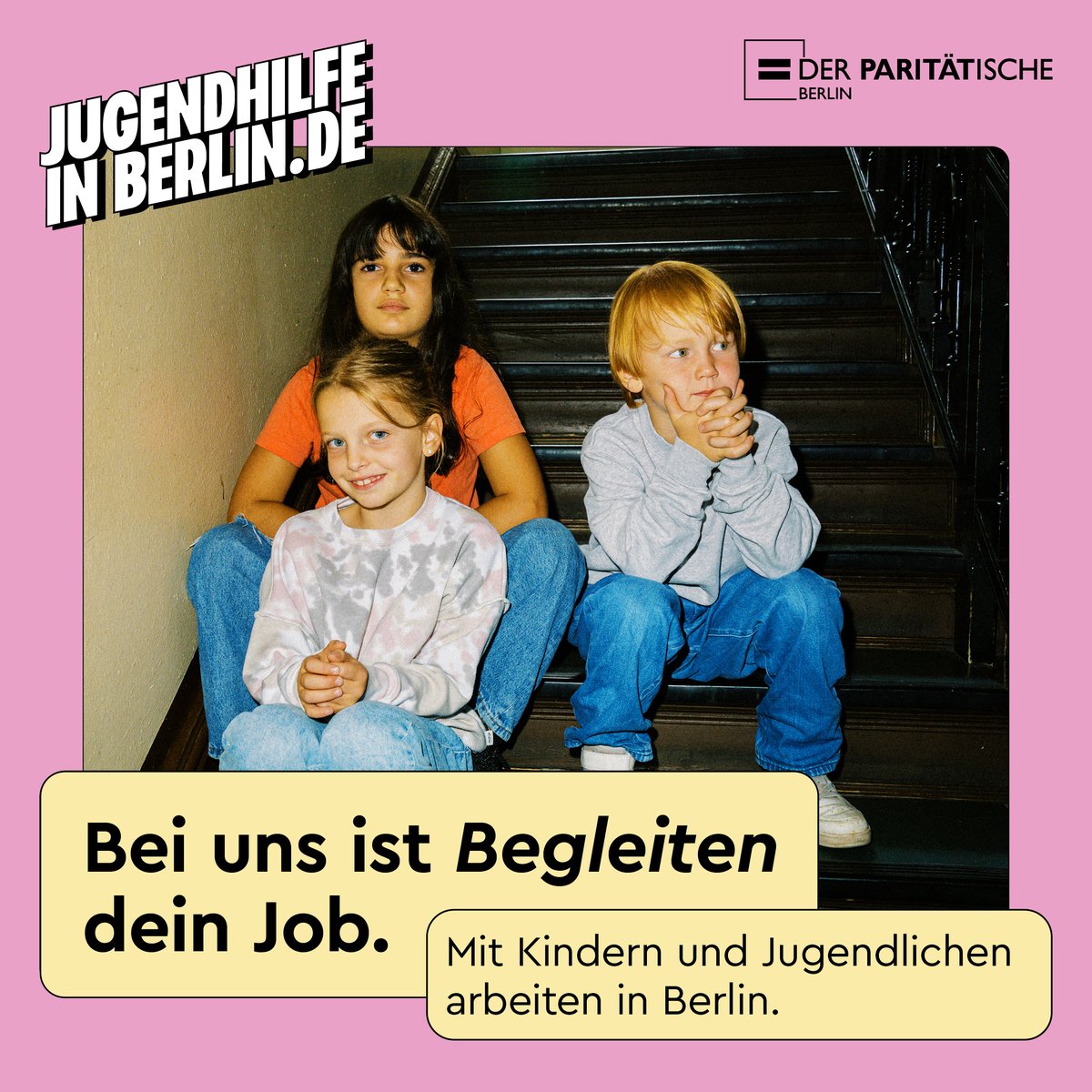 🎉Heute starten wir unsere Fachkräfte-Kampagne “Jugendhilfe in Berlin”. Damit unterstützen wir unsere Träger auf der Suche nach engagierten Fachkräften. Die Angebote der Jugendhilfe müssen erhalten und ausgebaut werden! Unsere PM dazu: paritaet-berlin.de/aktuelles/deta…
<a href="/SenBJF/">Senatsverwaltung für Bildung, Jugend und Familie</a>