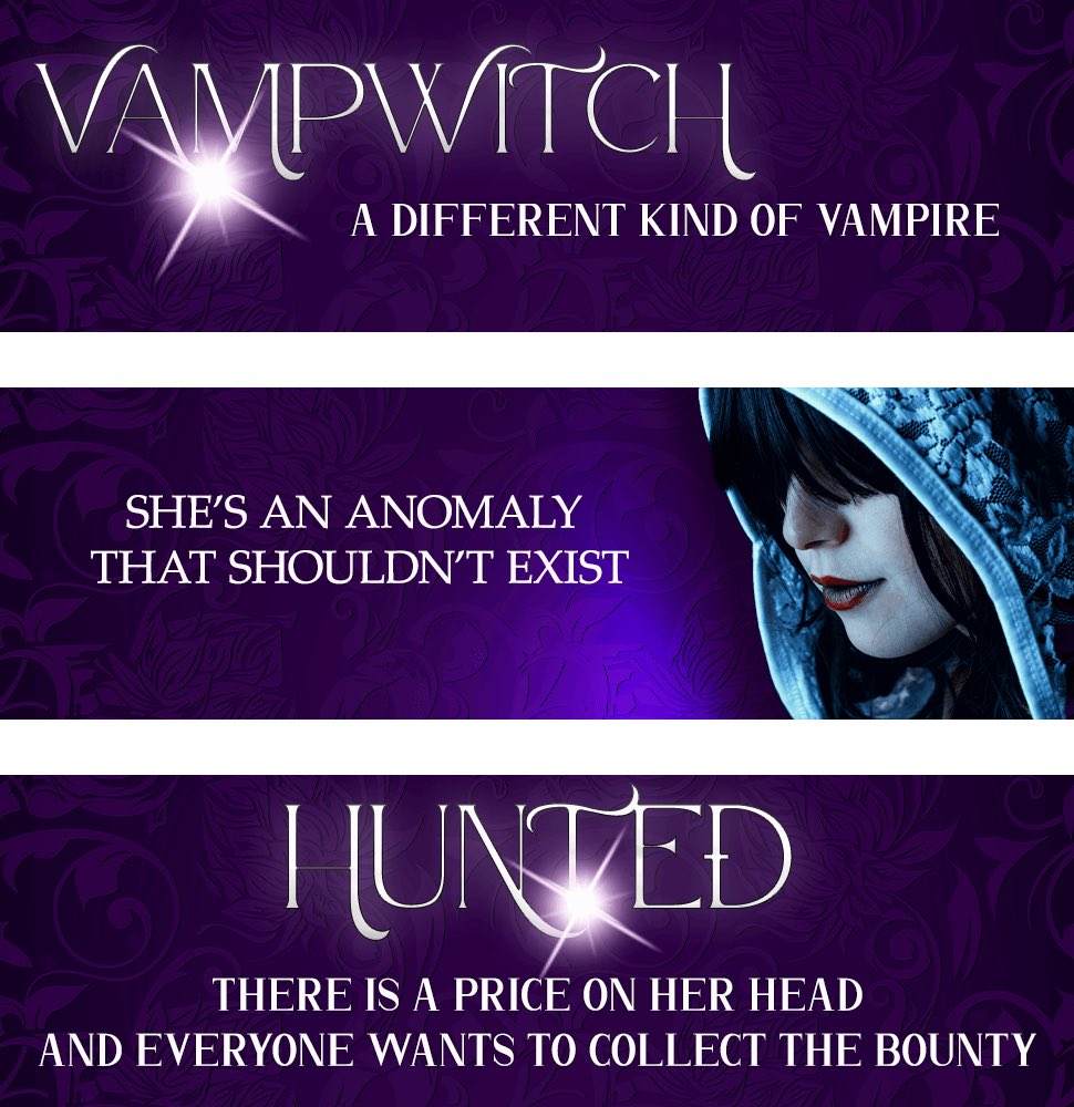 There is a price on her head and everyone wants to collect the bounty. #VAMPWITCH a different kind of #vampire #KU #Paperback #Kindle mybook.to/HUNTED-BK1 #PNR #Paranormalromance #witch #IARTG #Romance #Witches #ASMSG #paranormal #fantasy #BooksWorthReading #Supernatural