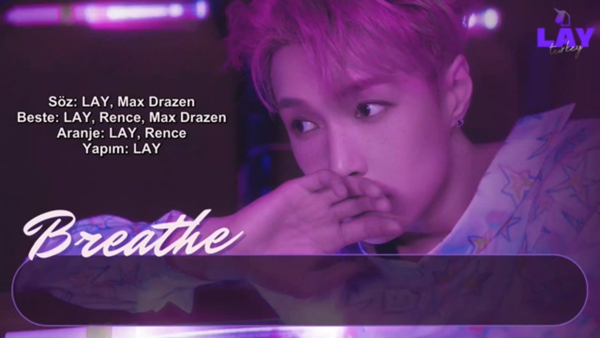 Layixingturkey's tweet photo. [TR SUB] The Direction albümündeki üçüncü ve son şarkıyı çevirip Youtube kanalımıza yükledik. 💜

LAY - Breathe
📌 https://t.co/H1Xenoo8Lh

#ELTÇeviri #LAY #Yixing @layzhang https://t.co/wV29mZ4Ujf