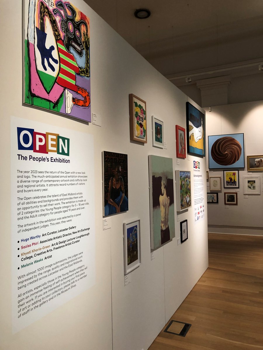 leicestermuseum's tweet image. The #OpenExhibition showcasing artists from across the #EastMidlands 

Opens this Saturday 16 December - 19 January 2024 at #LeicesterMuseum leicestermuseums.org/OpenExhibition…