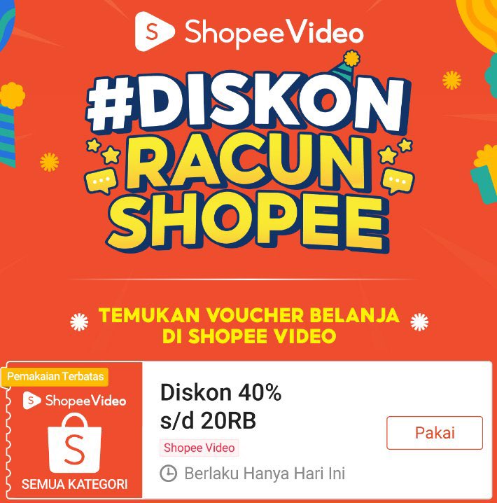 lovlyluv_'s tweet photo. @dinanadinaaaa wahhh shopee memang mantap, selalu adain promo #Cashback40PersenShopeeVideo https://t.co/LOKOpIfx61 https://t.co/386Ans9WMQ
