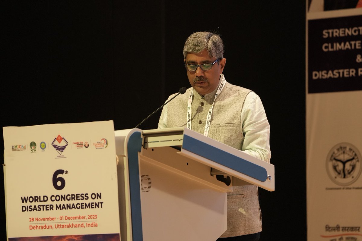 6WCDM2023's tweet image. Day 3 unfolded thought-provoking discussions during Plenary Session 5 at the 6th World Congress on Disaster Management.

#resurgentuttarakhand #WCDM #6WCDM #RuralDevelopment y
